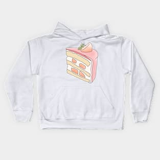 Peachy Cream Cake Kids Hoodie